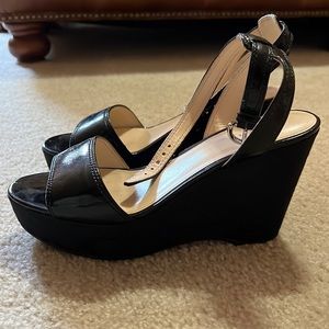 Coach Black Wedges